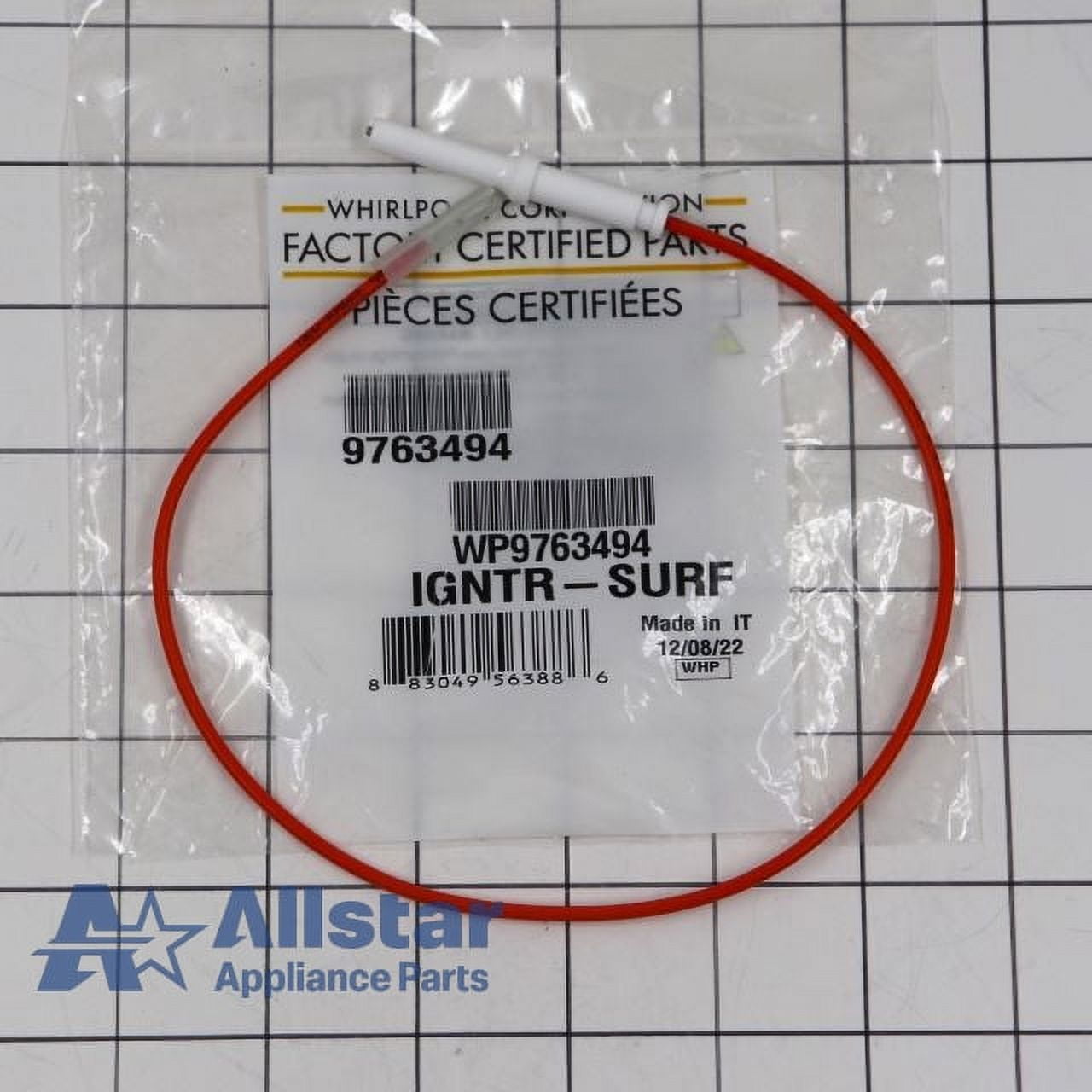 Whirlpool Range/Stove/Oven Spark Electrode WP9763494