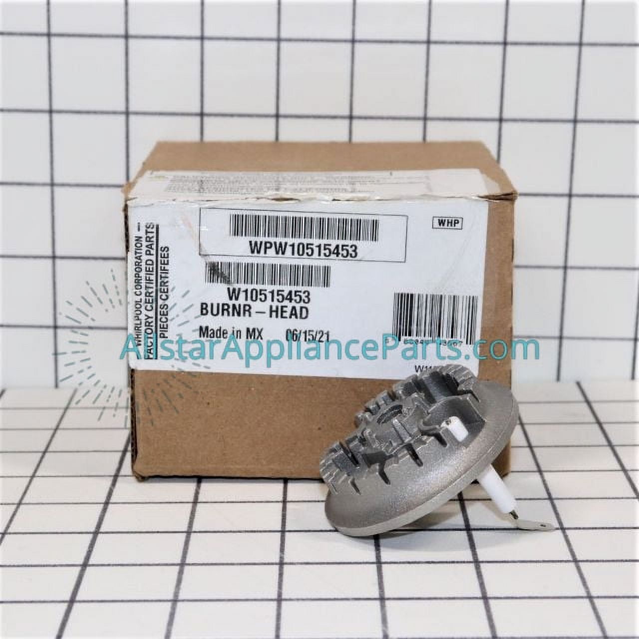 Whirlpool Range/Stove/Oven Surface Burner Base WPW10515453
