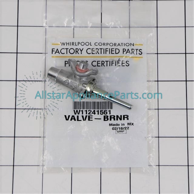 Whirlpool Range/Stove/Oven Surface Burner Valve W11241561