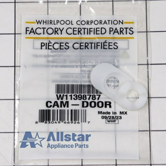 Whirlpool Refrigerator Door Closing Cam W11398787