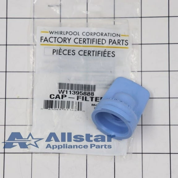 Whirlpool Refrigerator Filter Bypass Cap W11395888