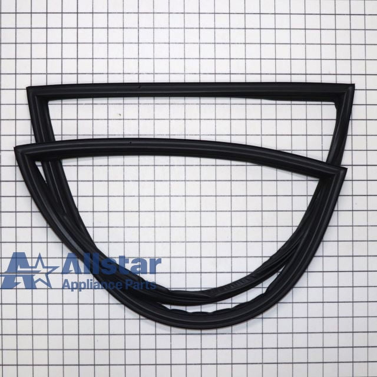Whirlpool Refrigerator Freezer Door Gasket (Black) WPW10436253
