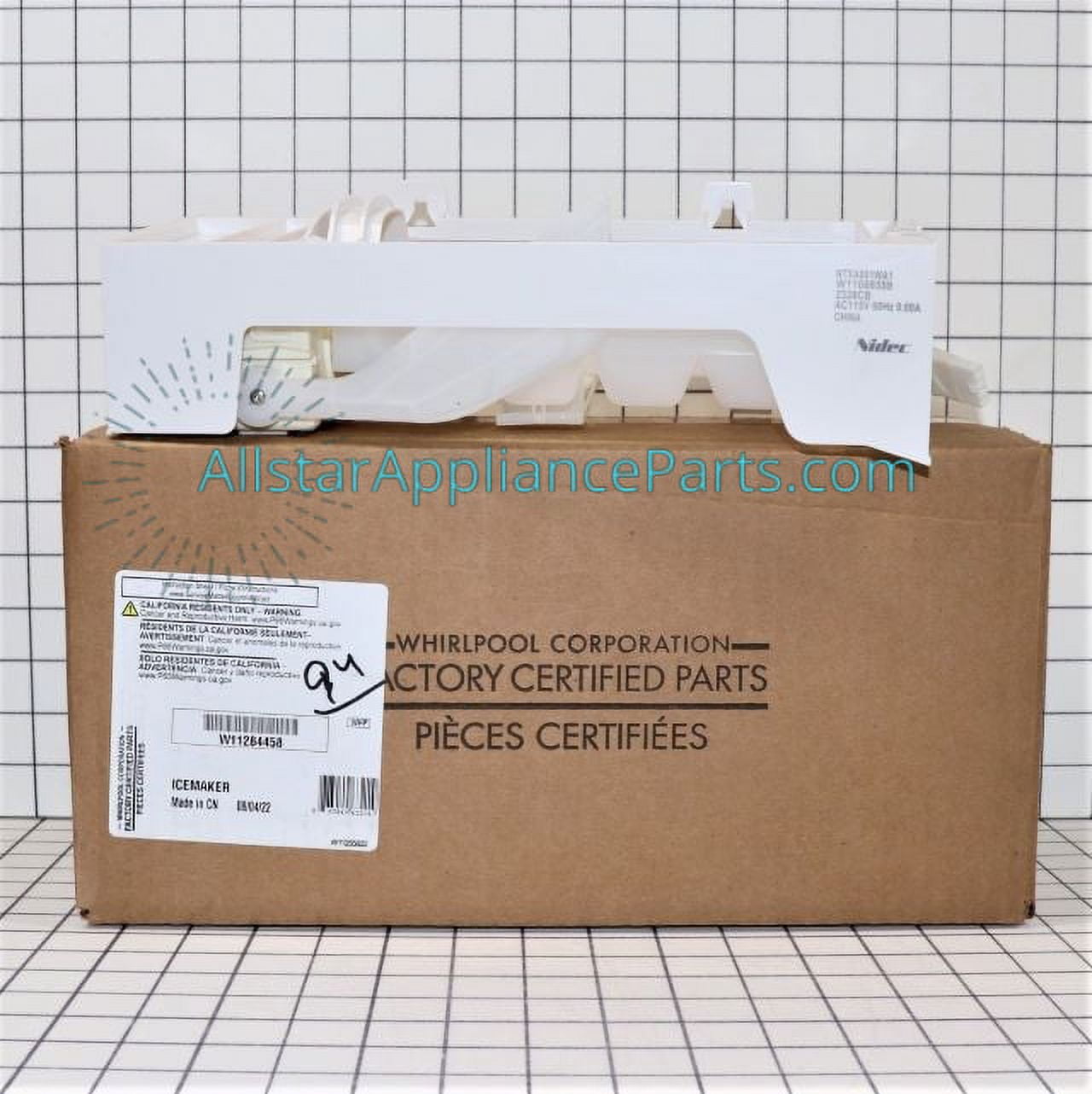 Whirlpool Refrigerator Ice Maker Assembly W11284458 - Walmart.com