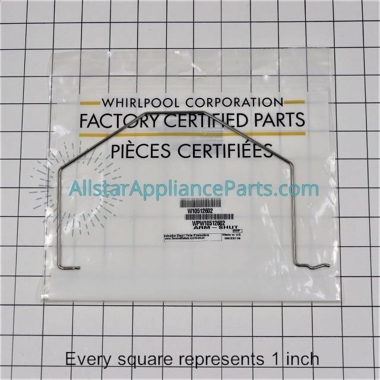 Whirlpool Refrigerator Ice Maker Hinge Arm W11559683