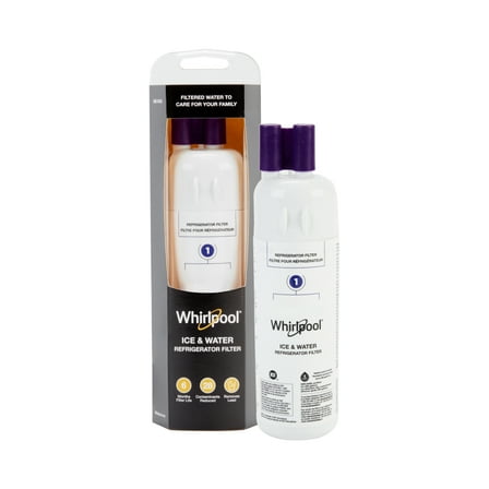 (2 pack) Whirlpool Refrigerator Water Filter 1 - WHR1RXD1, Single-Pack