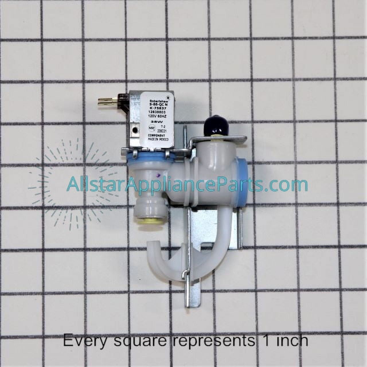 Whirlpool Refrigerator Water Inlet Valve WP67003753