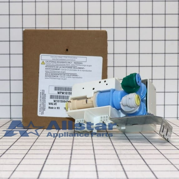 Whirlpool Refrigerator Water Inlet Valve WPW10159840