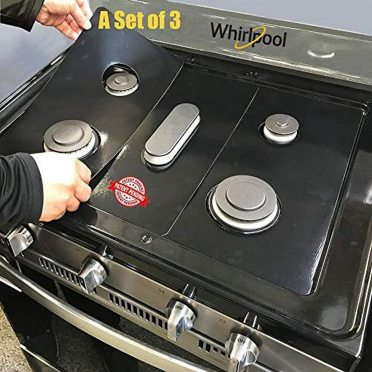 Whirlpool Stove Protector Liners - Stove Top Protector for Whirlpool Gas  Ranges - Customized - Easy Cleaning Stove Liners for Whirlpool Model  WGG755S0BE06 