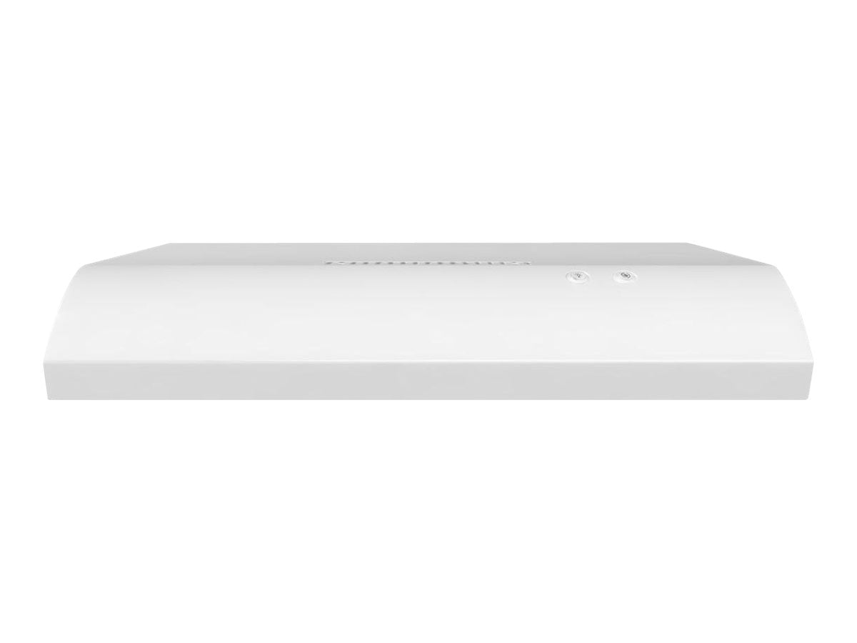 Whirlpool UXT4130ADW - Hood - standard - width: 29.9 in - depth: 18.6 in - extraction & recirculation - white