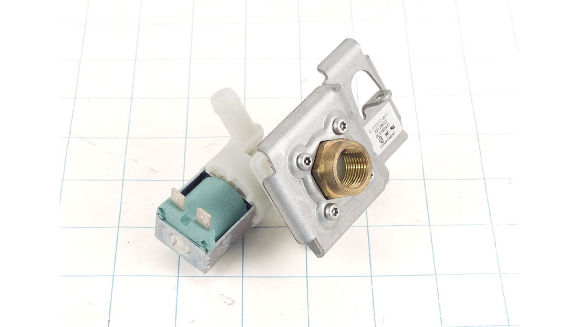 whirlpool/maytag/kitchenaid/amana valve - water inlet part # wpl-8531669