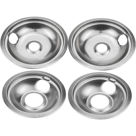 Whirlpool W10278125 Electric Stove Burner Covers, 4 Pack