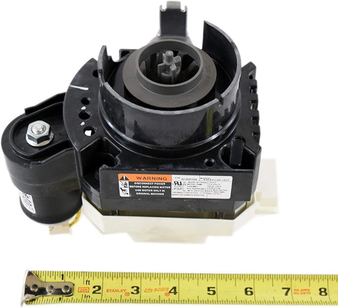 Whirlpool W10815709 Dishwasher Circulation Pump Motor Assembly Genuine Original Equipment Manufacturer (OEM + FSP) Part (replaces W10591569)