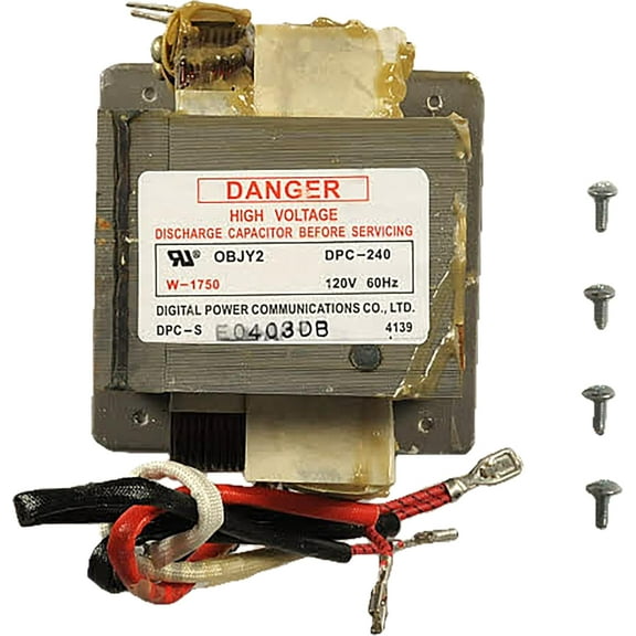 Whirlpool W10836753 Microwave Transformer