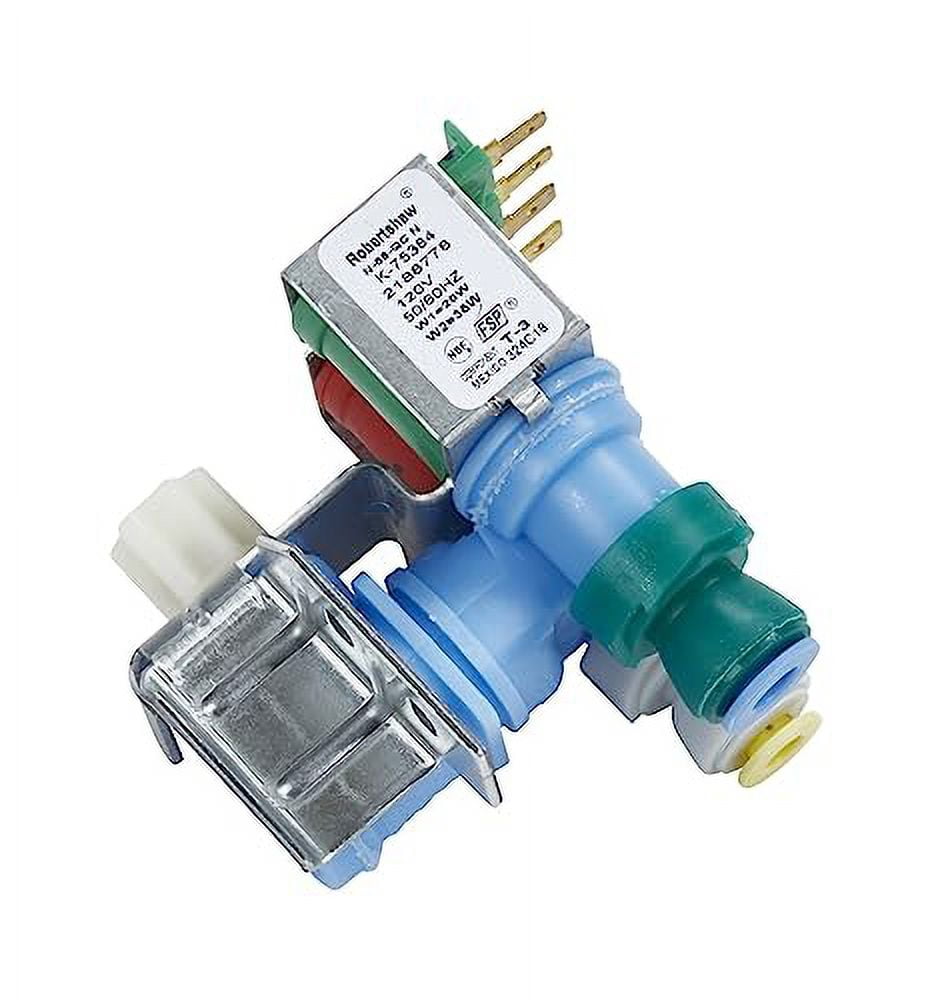 Whirlpool W10853654 OEM SxS Refrigerator Water Inlet Valve Assembly Replacement Part