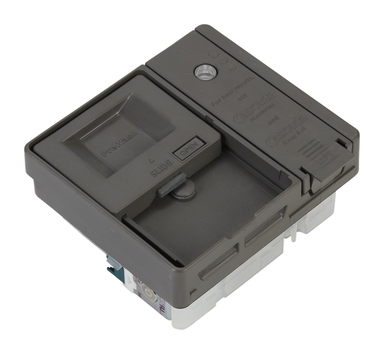 Whirlpool W10861000 Genuine OEM Dishwasher Detergent Dispenser Assembly Replacement Part - Replaces W10620297, W10876529, W10620299, and more
