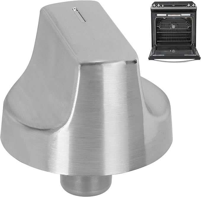Whirlpool W11211501 Range Surface Burner Knob (Stainless) Genuine Original Equipment Manufacturer (OEM) Part
