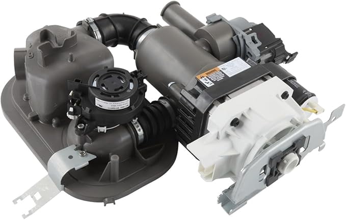 Whirlpool W11416362 Genuine OEM Dishwasher Pump and Motor Assembly Replacement Part - Replaces W11345228