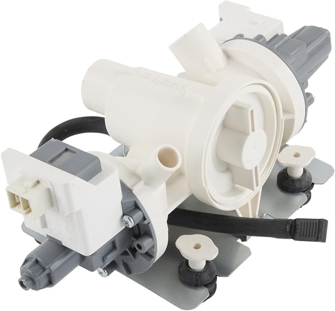 Whirlpool W11458345 Genuine OEM Washer Drain Pump Replacement Part - Replaces W10918608, W11316609, and W11319789