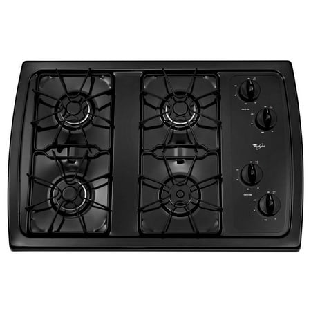 Whirlpool - 30" Built-In Gas Cooktop - White