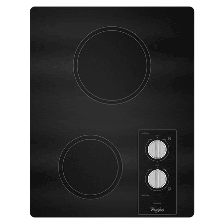 Whirlpool - 14" Electric Cooktop - Black