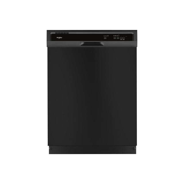 Whirlpool WDF330PAHB - Dishwasher - built-in - Niche - width: 24.4 in - depth: 24.4 in - height: 34 in - black