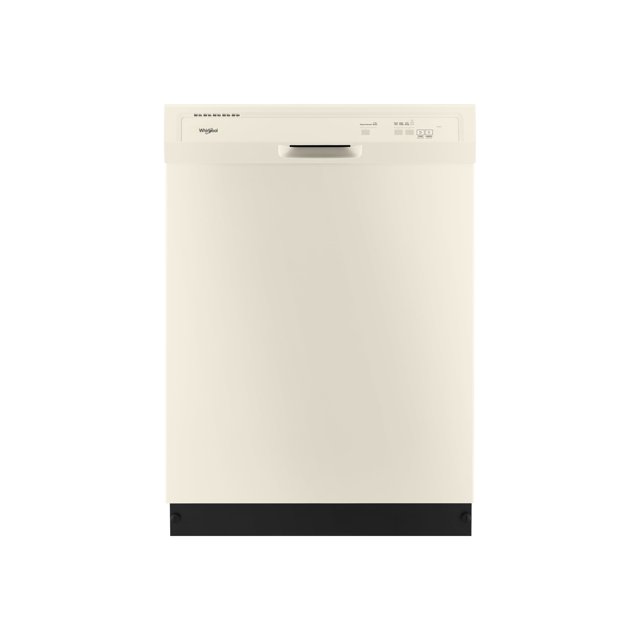 Whirlpool WDF330PAHT - Dishwasher - built-in - Niche - width: 24.4 in - depth: 24.4 in - height: 34 in - biscuit