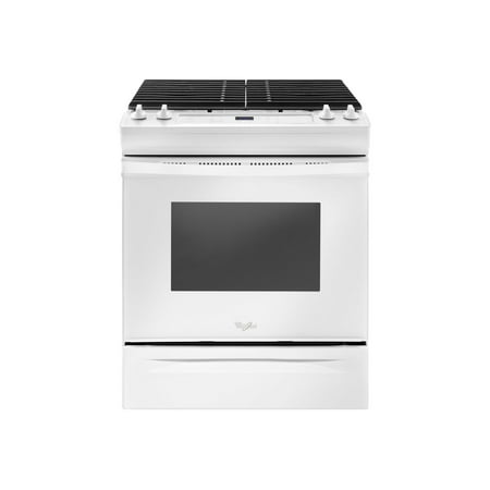 Whirlpool - 5.0 Cu. Ft. Self-Cleaning Slide-In Gas Range - White