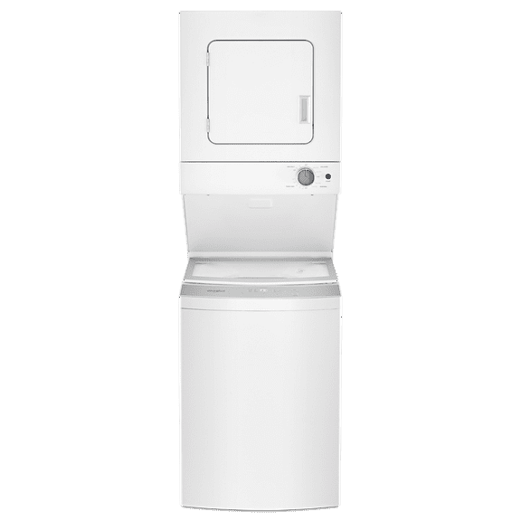 Whirlpool WET4024HW 24 inch White Electric Washer/Dryer Stacked Laundry Center
