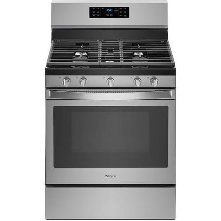 Whirlpool - 5.0 Cu. Ft. Self-Cleaning Freestanding Gas Convection Range