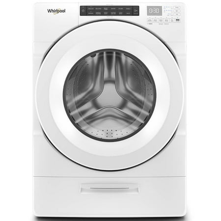 Whirlpool - 4.5 Cu. Ft. High Efficiency Stackable Front Load Washer with Steam and Load & Go Dispenser - White