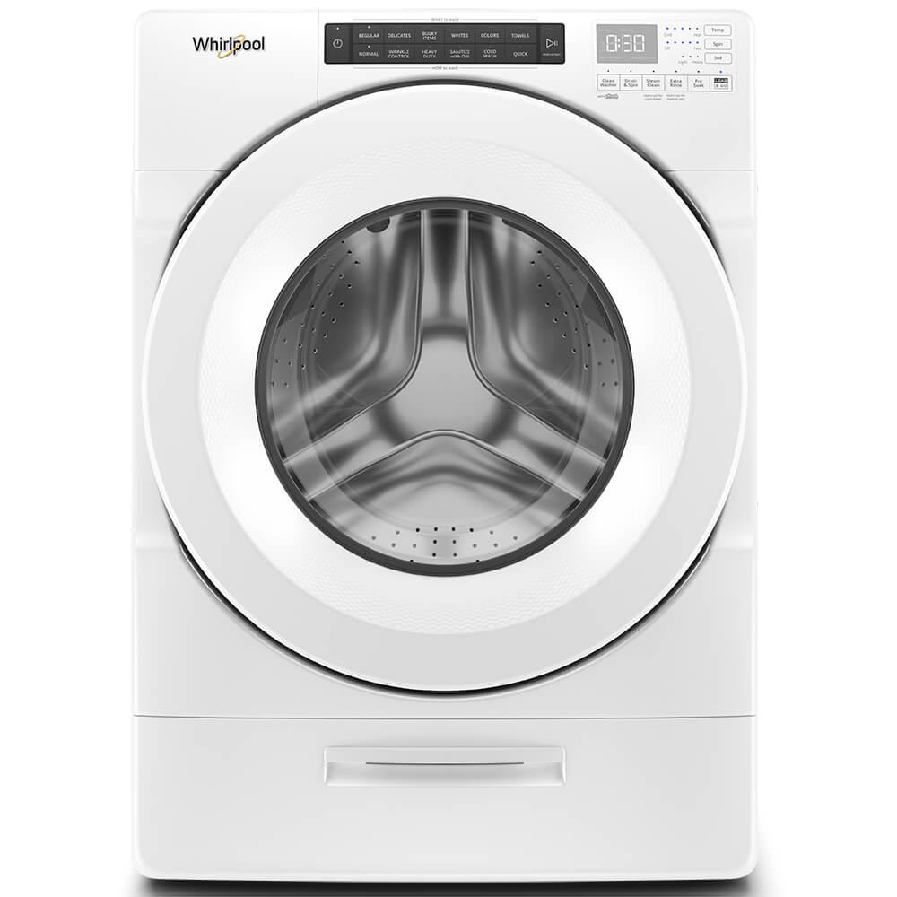 Whirlpool WFW5620HW 4.5 Cu. Ft. White Front Load Washer with Steam - image 1 of 9