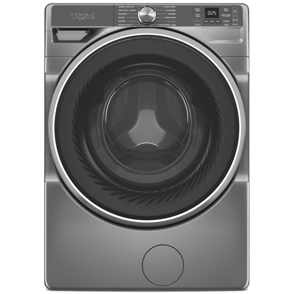 Whirlpool WFW6720RR, 27-Inch, 5.0 cu. ft. Smart Front Load Washer, FreshFlow Vent System, Silver