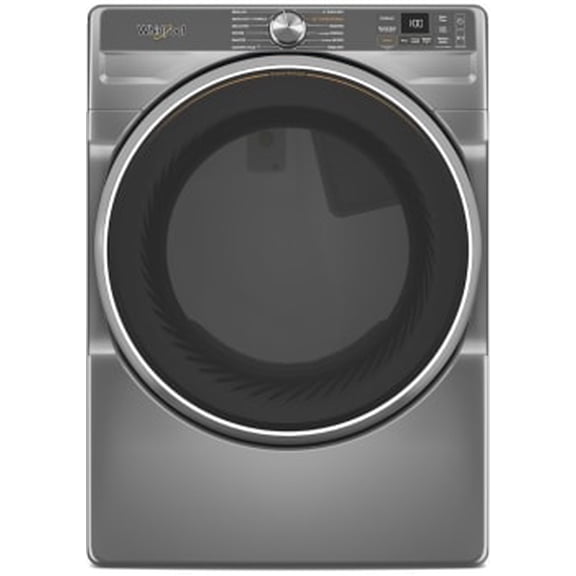 Whirlpool WGD6720RR 27-Inch Smart Front-Load Gas Dryer with Steam Refresh, 7.4 Cu. Ft., Radiant Red