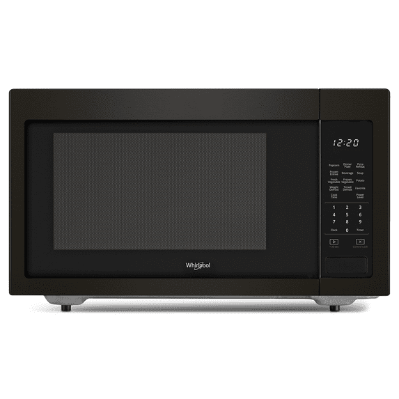 Whirlpool WMC30516HV - Microwave oven - 1.6 cu. ft - 1200 W - black stainless