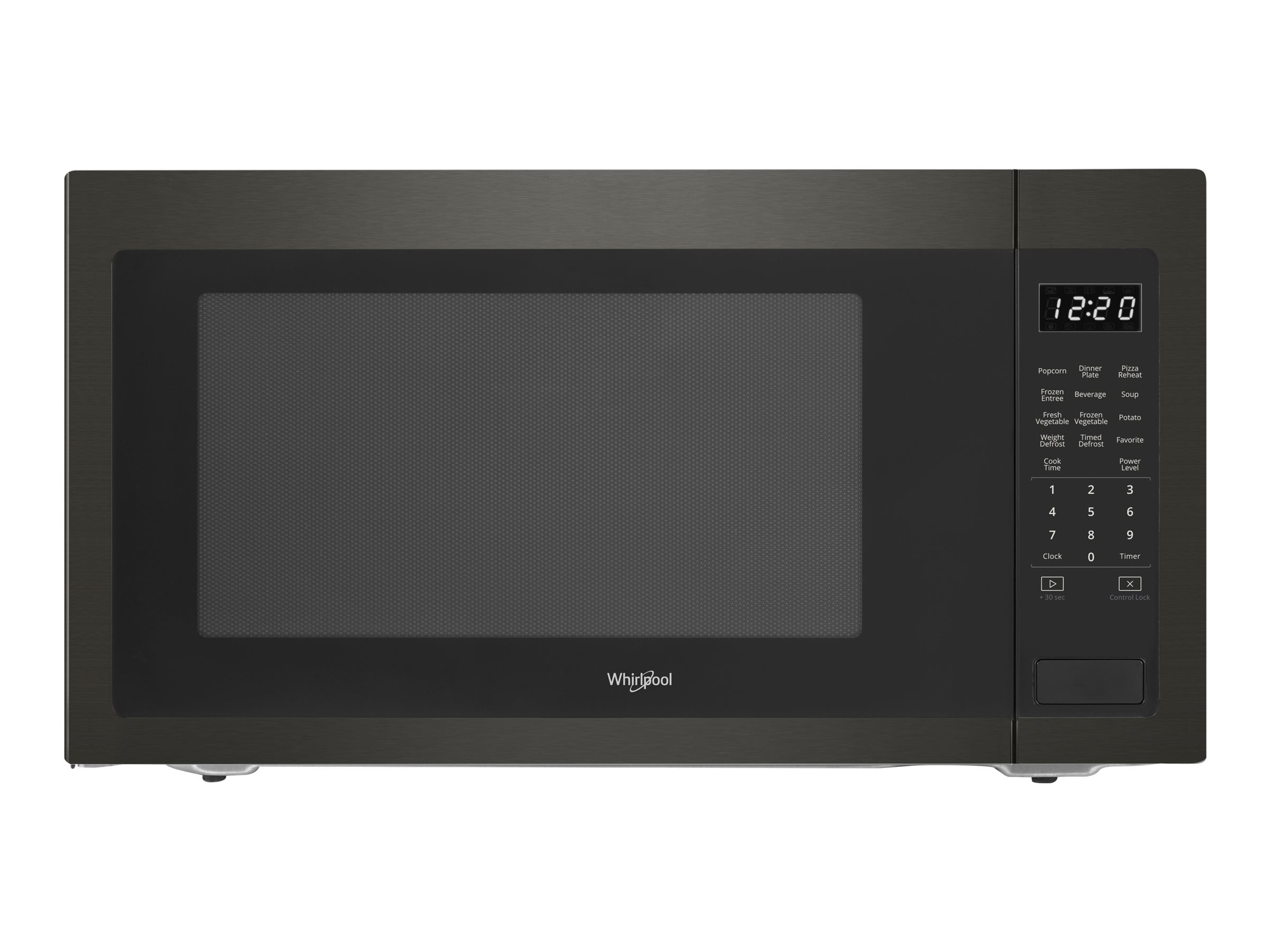 Whirlpool WMC50522HV - Microwave oven - 2.2 cu. ft - 1200 W - black stainless