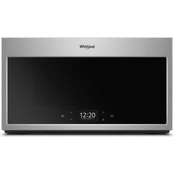 Whirlpool WMHA9019HZ - Microwave oven with convection - over-range - 1.9 cu. ft - 1100 W - stainless steel with built-in exhaust system