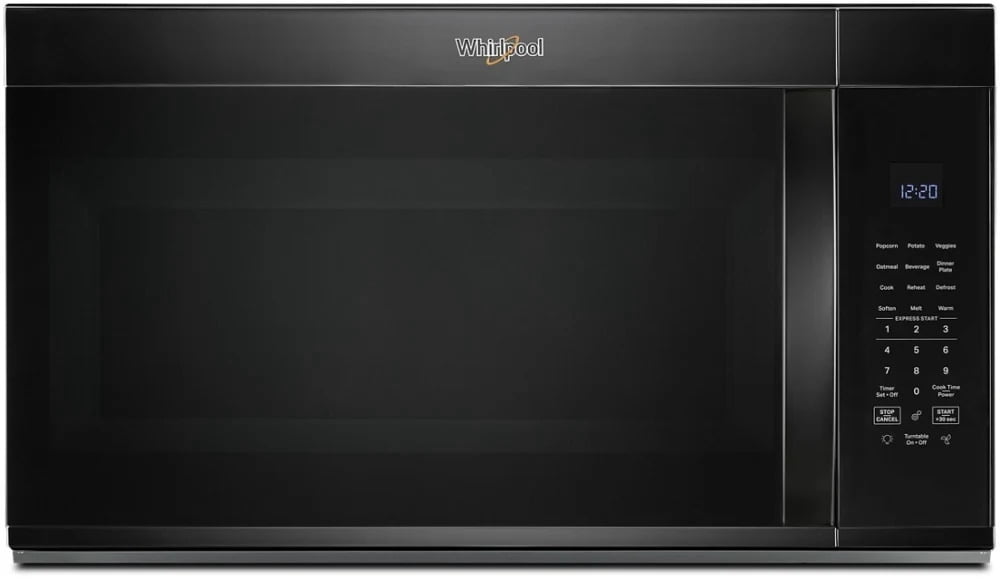 Whirlpool WMMS3330RB Over-the-Range Microwave Oven with 1,000 Watts Black