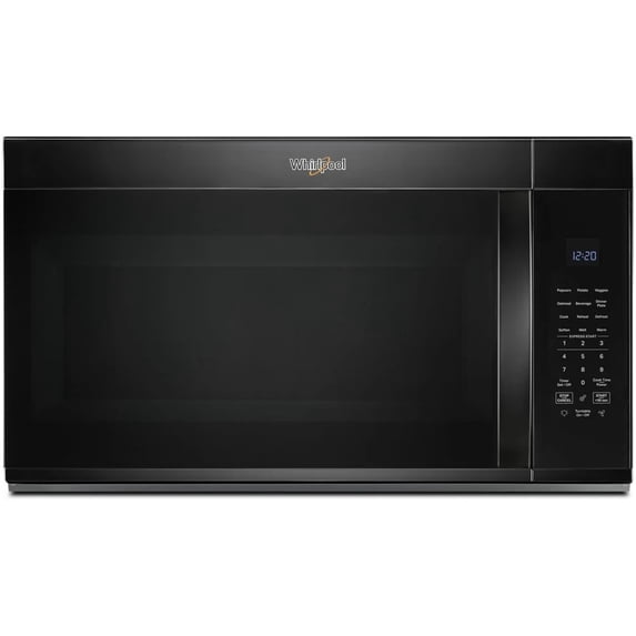 Whirlpool WMMS3330RB Over-the-Range Microwave Oven with 1,000 Watts Black