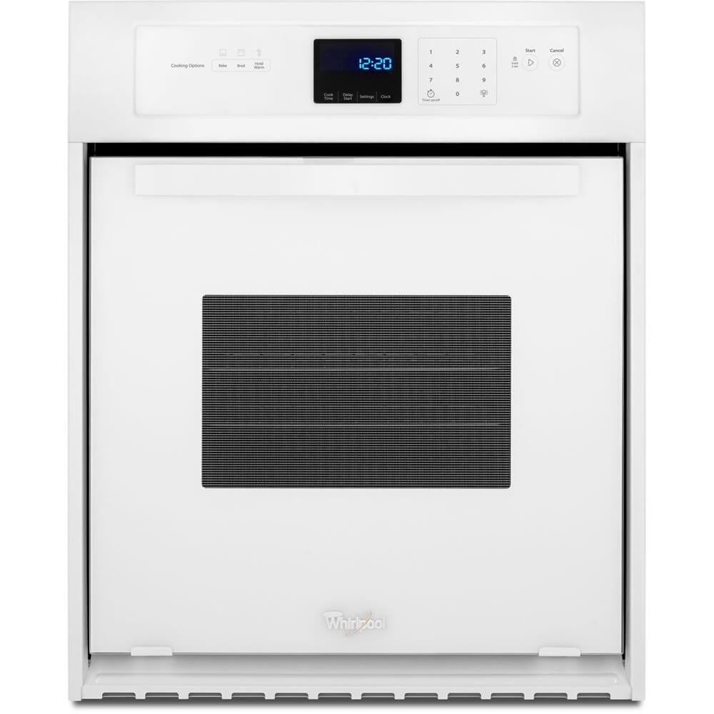 Whirlpool WOS11EM4EW 24 inch White Electric Single Wall Oven