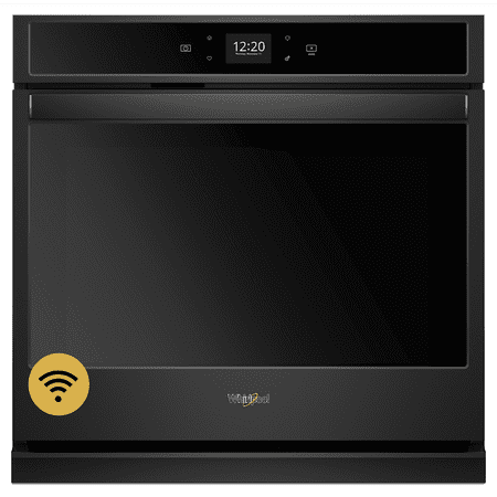 Whirlpool - Smart 30" Built-In Single Electric Wall Oven - Black