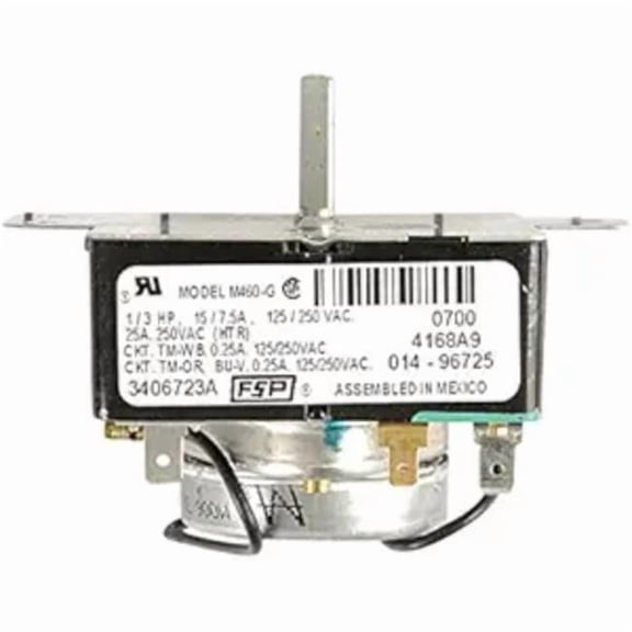 Whirlpool WP3406723 4-Cycle FM Timer for Washer Dryer