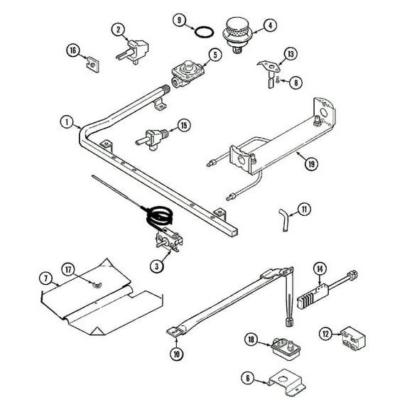 Whirlpool WP5187M026-60 Orifice - OEM Part