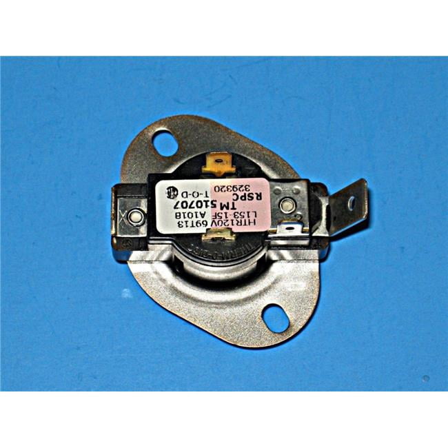 Whirlpool WPLD510707P Pink & White Dryer Thermostat with Instructions