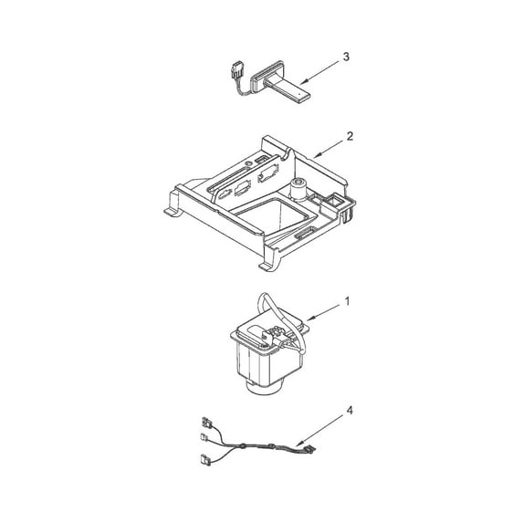 Whirlpool WPW10485955 Harns Pump - OEM Part