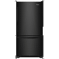 thumbnail image 1 of Whirlpool WRB322DMBB 22 Cu. Ft. Freestanding Bottom Freezer Refrigerator, 1 of 4