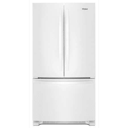 Whirlpool - 25.2 Cu. Ft. French Door Refrigerator with Internal Water Dispenser - White
