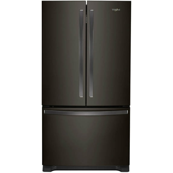 Whirlpool WRF540CWHV 20 Cu. Ft. Black Stainless Counter Depth French Door Refrigerator