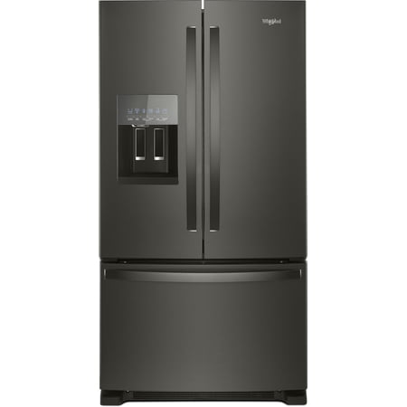 Whirlpool WRF555SDHV 25 Cu. Ft. Black Stainless French Door Refrigerator