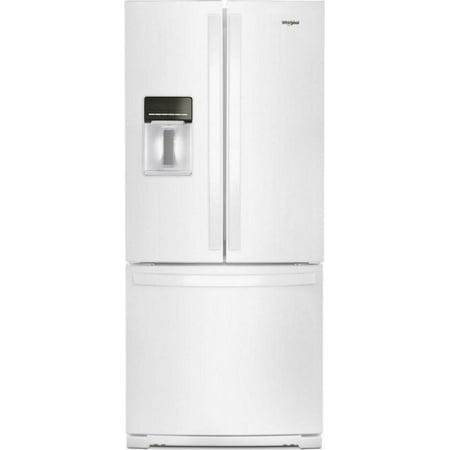 Whirlpool - 19.7 Cu. Ft. French Door Refrigerator - White