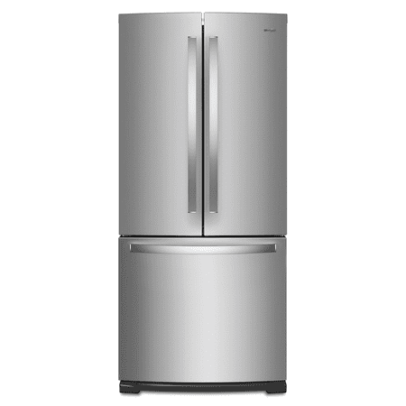 Whirlpool - 19.7 Cu. Ft. French Door Refrigerator - Stainless Steel